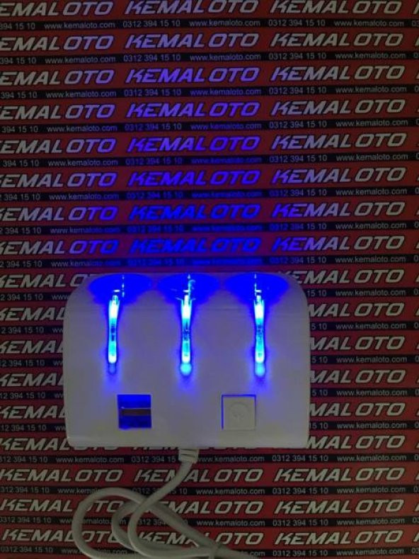 Çakmak Çoğaltıcı Usb Çoğaltıcı Çakmaklık Işıklı - 2