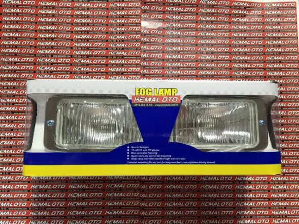 Dikdörtgen Sis Lambası Beyaz Metal 14.5cm x 8cm - 2