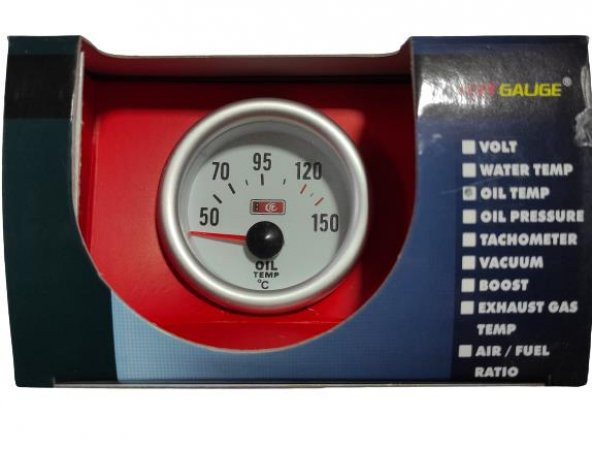 Yağ Sıcaklık Hararet Göstergesi Saati Oil Temp - 3