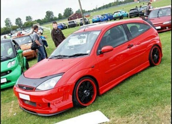 Ford Focus MK1 1 ST UYUMLU ÇUPRA Ön Tampon Lipi Cupra Lip 3 Parça - 2