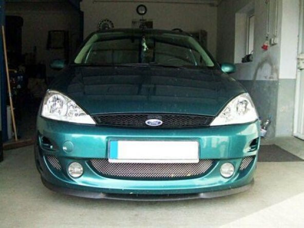 Ford Focus MK1 1 ST UYUMLU ÇUPRA Ön Tampon Lipi Cupra Lip 3 Parça - 5