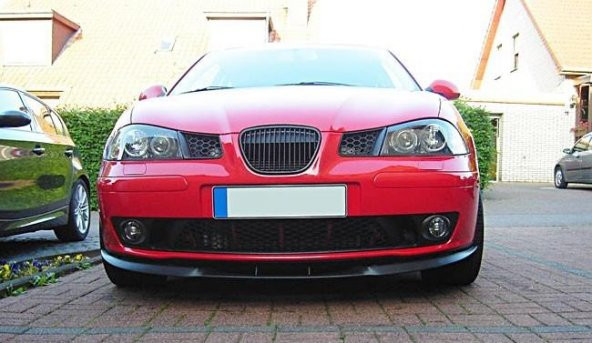 Seat İbiza MK4 uyumlu Çupra Ön Tampon Lipi Cupra Lip 3 Parça - 2