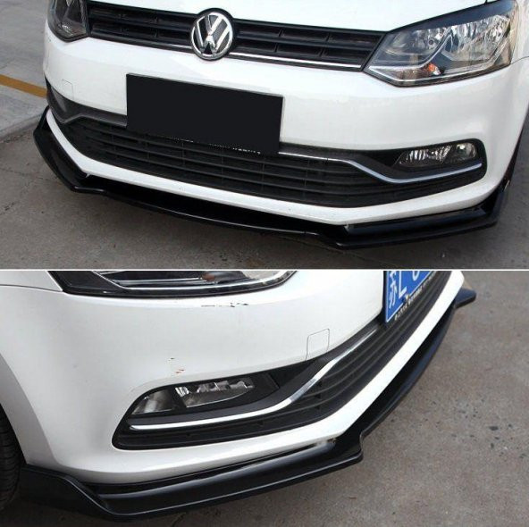 VW Polo MK5/5,5 Ön Tampon Lip 3 Parça 2009 - 2017 - 4