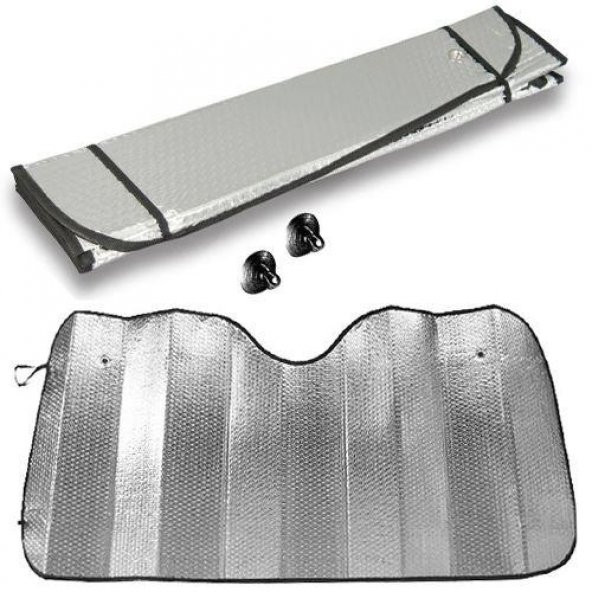 Oto Araba  Ön Cam Güneşlik Gümüş Maxi Boy 85 x 165 CM A kalite - 2