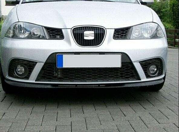 Seat İbiza MK4 uyumlu Çupra Ön Tampon Lipi Cupra Lip 3 Parça - 4