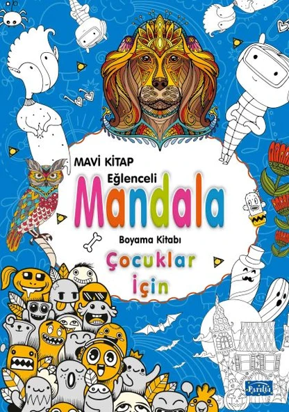 Çocuklar İçin Mandala Mavi ürün görseli 1