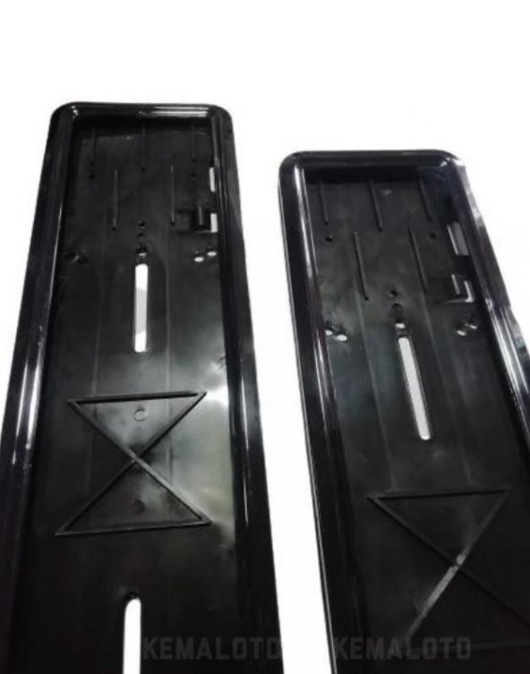 Siyah Plakalık Piano Black Plakalık 1 Takım 2 Adet - 2