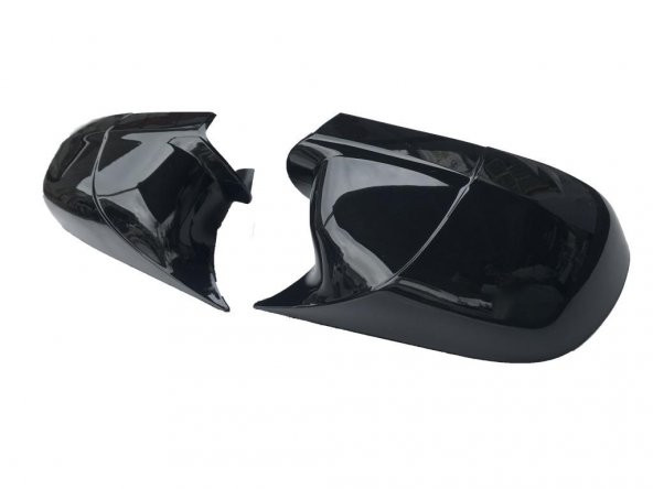 Volkswagen Bora Batman Yarasa Ayna Kapağı 1998 - 2006 Piano Black Sağ Sol 2 Adet - 3