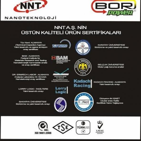 Bor Power Premıum Edıtıon Motor Yağ Katkısı Nnt Bor Power - 3