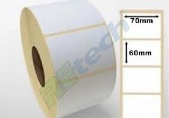 BARKOD ETİKETİ EKO TERMAL KUŞE 1 ADET FİYATI 500 SARIM 60X70 - Resim 3