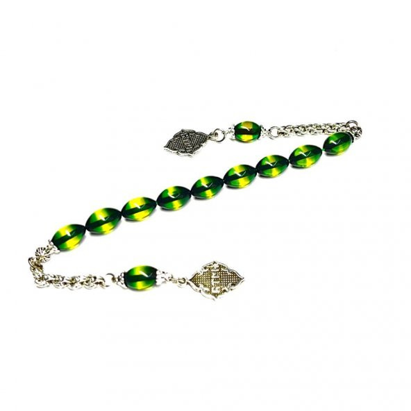 Beyzi Model 7-12mm Sürmeli Ateş Kehribar Zaza Tesbih - Resim 2