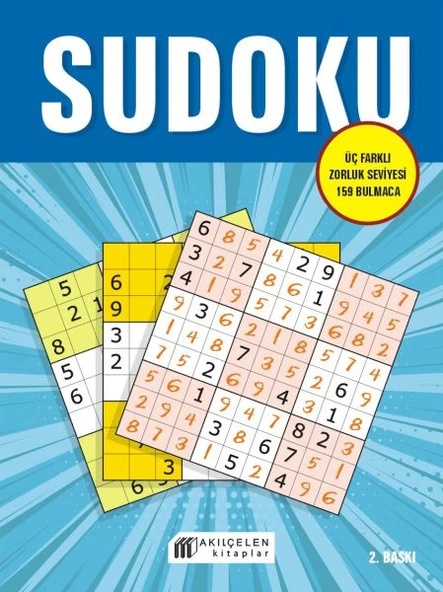 Sudoku – Üç Farklı Zorluk Seviyesi 147 Bulmaca ürün görseli