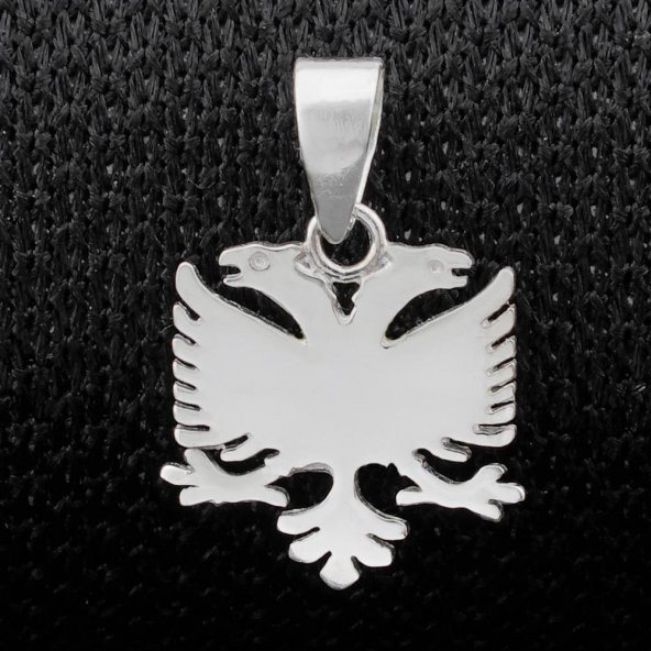 Arnavut Kartalı Kadın Gümüş Kolye Ucu - Resim 2