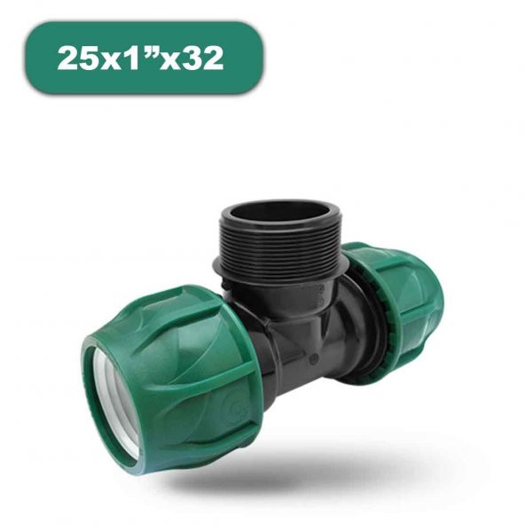 POELSAN ERKEK KABLİN TE 25x1"x25 DIŞTAN DİŞLİ KAPLİN TE KANGAL BORU EKLEME TE SULAMA BORUSU KAPLİN TE ürün görseli