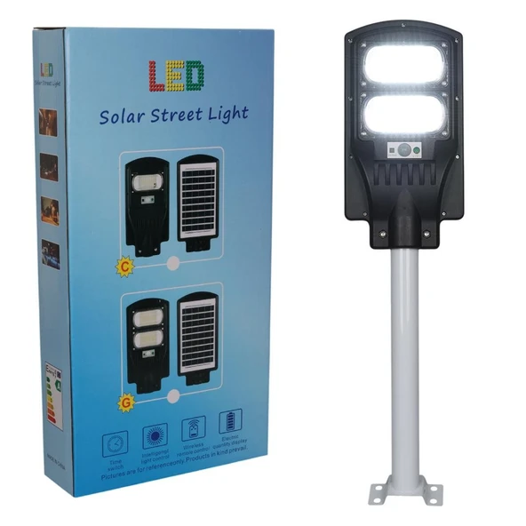 Powermaster PM-23012 Solar Ledli Kumandalı 200Watt Sokak Lambası - Resim 3