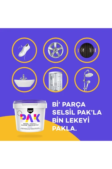 Selsil Pak Mucize Temizleyici 500 Gram Krem - Resim 6