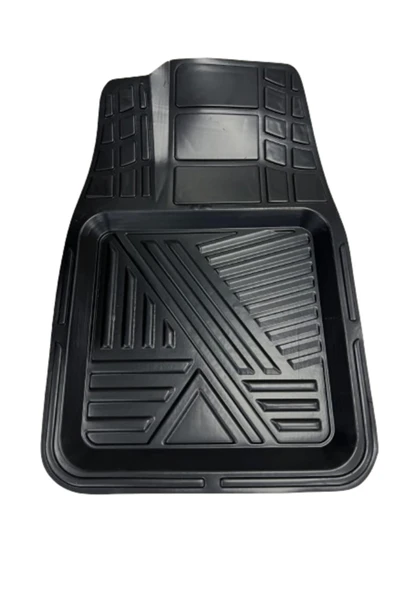 Black Gold Volkswagen T-Cross 3D Zebra Kauçuk Havuzlu Oto Paspas - Resim 2