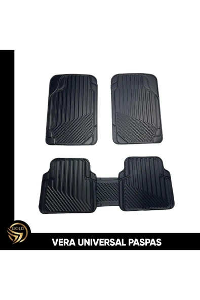 Gold Oto Aksesuar Fiat Egea Cross 2021+ Uyumlu Universal Vera %100 Kauçuk Desenli Paspas - 1