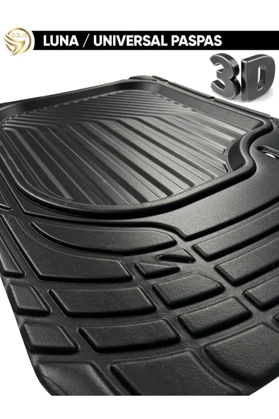 Gold Oto Aksesuar Bmw 3 Seri E46 1998-2005 3D Luna Kauçuk Havuzlu Oto Paspas - Resim 2