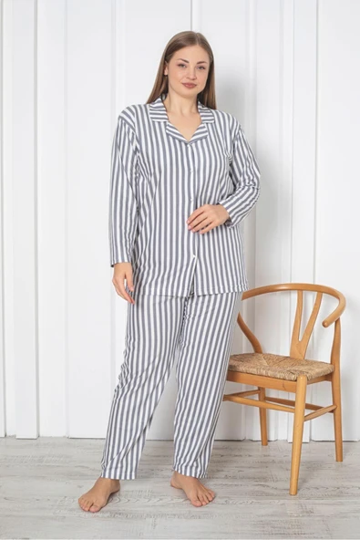 AYSUN TEKSTİL BATTAL SÜET PİJAMA TAKIMI ürün görseli