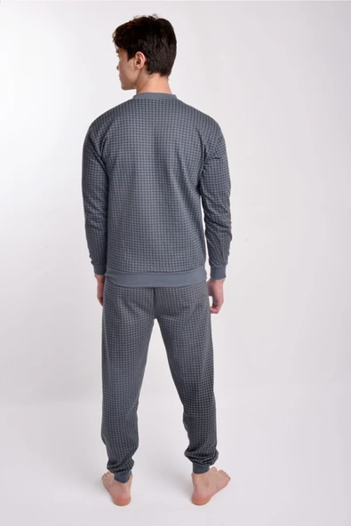 AYSUN TEKSTİL Kalitesinde Bel-kol Ve Paça Ribana Manşetli Yazlık Erkek Pijama ürün görseli