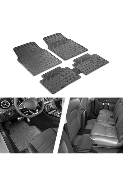 HLP Bmw 5 Seri E60 2003-2010 Başak 3d Leduc Siyah Oto Paspas Uyumlu ürün görseli