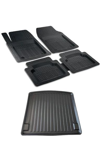 Gold Oto Aksesuar Opel Grandland (alt) 2017 Sonrası Bagaj Havuzu+ 3d Profesyonel Siyah Oto Paspas ürün görseli