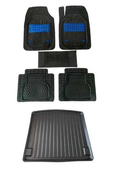 Gold Oto Aksesuar Kıa Sportage Suv 2016 Ve Sonrası Bagaj Havuzu+ Negro Mavi Oto Paspas Seti ürün görseli