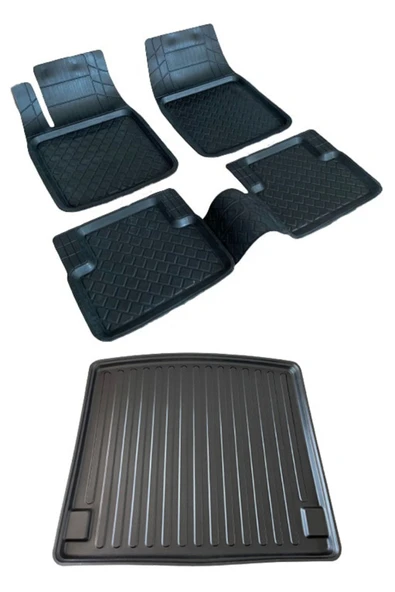 Gold Oto Aksesuar Toyota Corolla Sedan 2013 - 2018 Bagaj Havuzu+ Plus Havuzlu Siyah Oto Paspas Seti ürün görseli