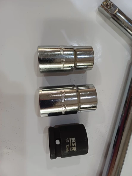 Teleskopik Bijon Anahtarı, 1/2 17/19 - 21/23 Ve 22 Kısa Lokma - Resim 2