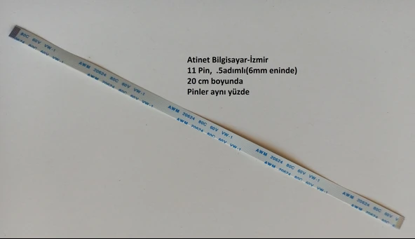 Awm 20624 80C 60V Vw 1 Flex Kablo 11 Pin 20Cm 11-0.5-20A ürün görseli 1