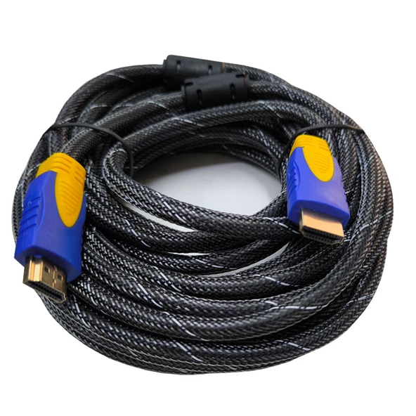 Hdmı erkek erkek örgülü kablo hdmi 1080p v1.4 örgülü kablo 7m - Resim 2