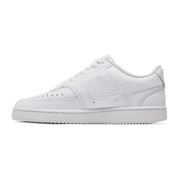 Nike Court Vision Low Triple White Unisex Spor Ayakkabı - 2