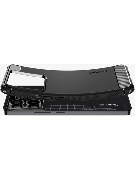 Spigen Redmi Note 10 5G / Poco M3 Pro 5G ile Uyumlu Kılıf Rugged Armor Matte Black - 6