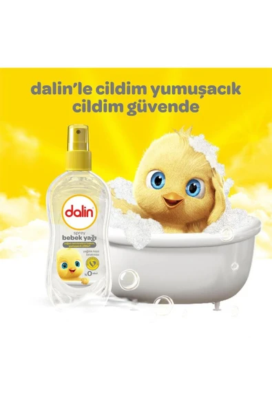 Dalin Bebek Yağı Sprey 200 ml x 2 Adet - Resim 2