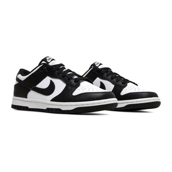 Nike Dunk Low Black White Unisex Spor Ayakkabı - 2