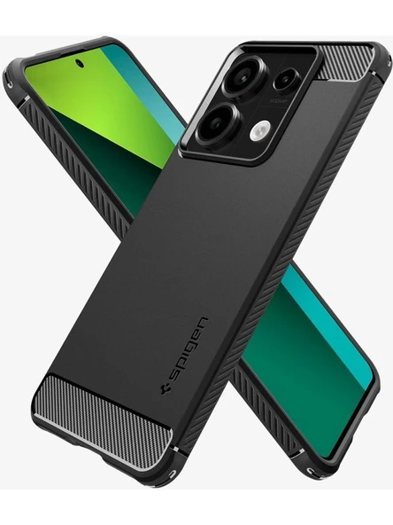 Spigen Redmi Note 10 5G / Poco M3 Pro 5G ile Uyumlu Kılıf Rugged Armor Matte Black - 2