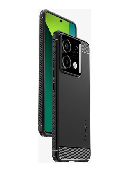 Spigen Redmi Note 10 5G / Poco M3 Pro 5G ile Uyumlu Kılıf Rugged Armor Matte Black - 3