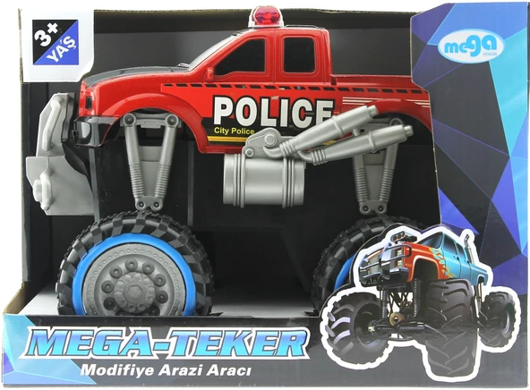 Sürtmeli Modifiye Dev Polis Arazi Aracı - 1