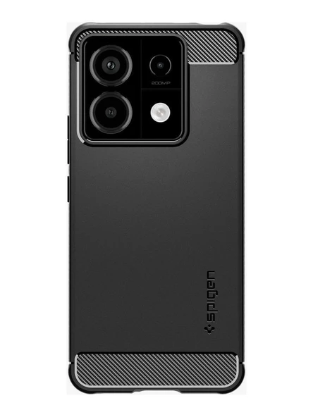 Spigen Redmi Note 10 5G / Poco M3 Pro 5G ile Uyumlu Kılıf Rugged Armor Matte Black - 1