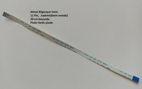 Awm 20624 80C 60V Vw 1 Flex Kablo 11 Pin 20Cm  uçlar ters yüzde 11-0.5-20B ürün görseli 1