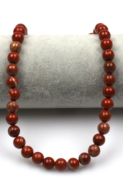 Red Jasper Doğal Taş Dizi 8 mm Küre Kesim - Resim 2