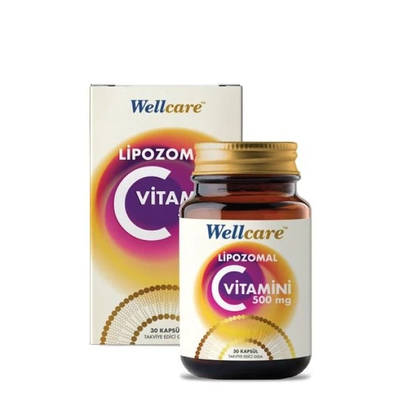 Wellcare Lipozomal Vitamin C 500mg Kapsül 30lu ürün görseli