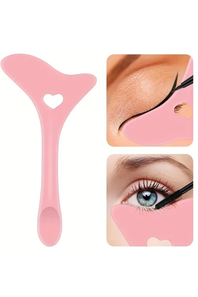 4'lü Göz Makyajı Yardımcı Seti | Eyeliner & Kaş Şablon Aparatı | Çok Fonksiyonlu Göz Makyajı Aracı - Resim 5