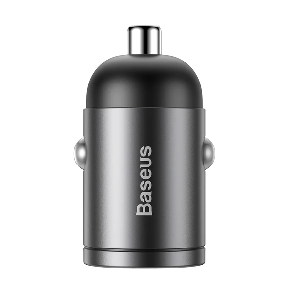 BASEUS TİNY STAR MİNİ ARAÇ ŞARJ CİH.1C 30W GRİ - 3
