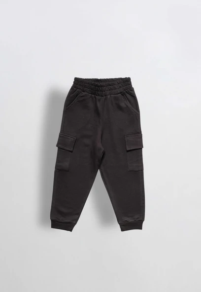 Unisex %100 Pamuk Oversize Kargo Cepli Pantolon - 12