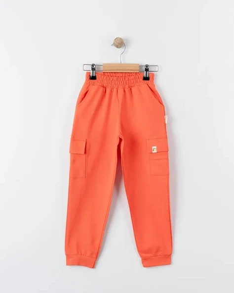 Unisex %100 Pamuk Oversize Kargo Cepli Pantolon - 8