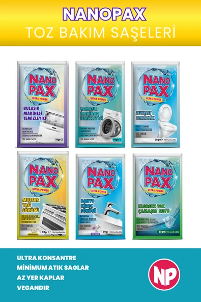 MUTFAK - YAĞ SÖKÜCÜ TOZ TEMİZLİK SAŞESİ (12 adet X 20gr) - 6