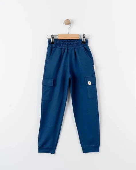 Unisex %100 Pamuk Oversize Kargo Cepli Pantolon - 7