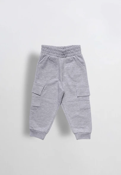 Unisex %100 Pamuk Oversize Kargo Cepli Pantolon - 4